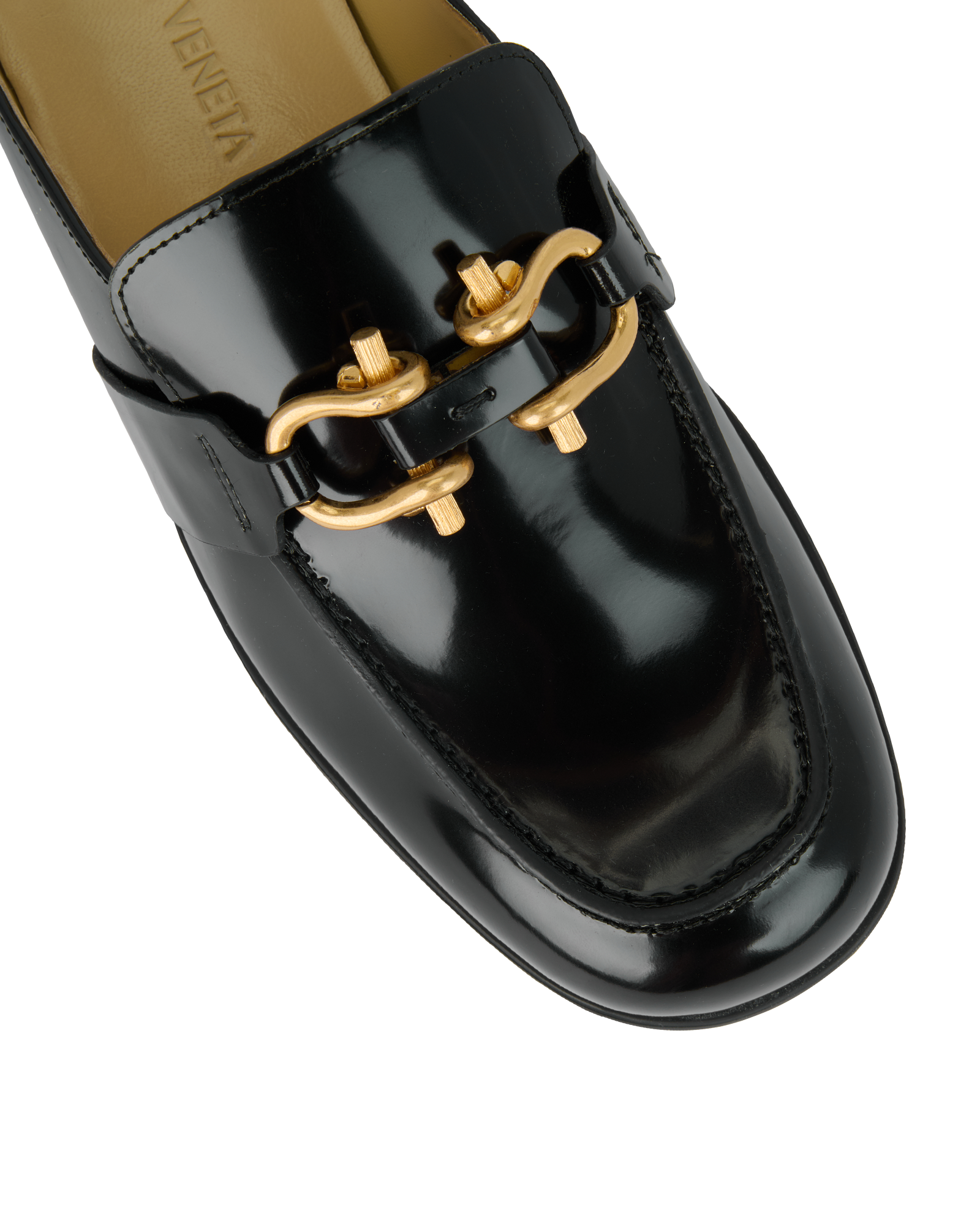 Bottega Veneta Monsieur Mules, &pound;280, Shoes, Black, Leather, Other view