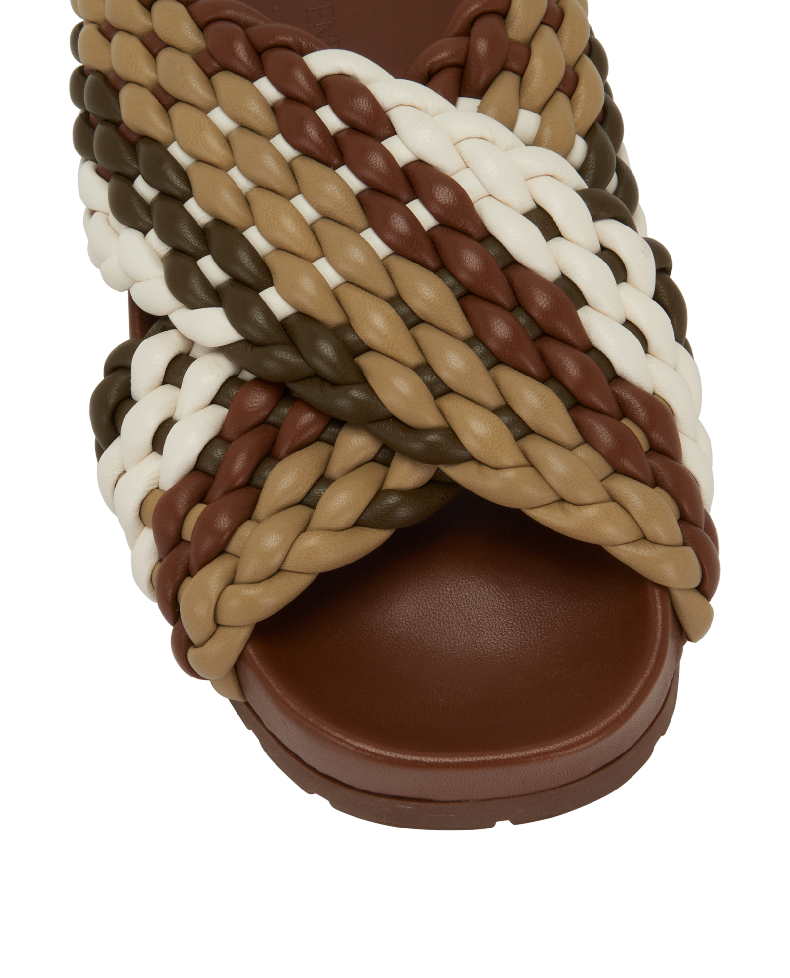 Bottega Veneta Tarik Slide, &pound;295, Shoes, Brown, Leather, Other view