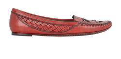 Bottega Veneta Ballet Flats, Leather, Red, UK4.5, DB/B, 2*