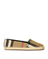 Burberry Check Espadrilles, front view