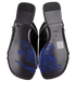 Burberry Zip Flat Sandals, top view