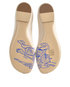 Burberry Sadler Zip Ballerinas, top view