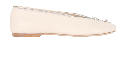 Burberry Sadler Zip Flats, front view