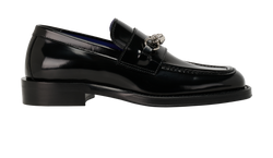 Burberry Wire Barbed Loafers, Mens, Leather, Black, UK8, DB, 3*