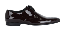 Burberry Lace Up Shoes, Mens, Patent, Burgundy, UK6, B/DB, 2*