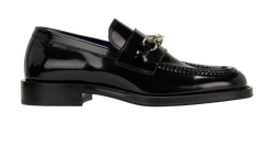 Burberry Barbed Loafers, Mens, Leather, Black, UK11, B/DB, 2*