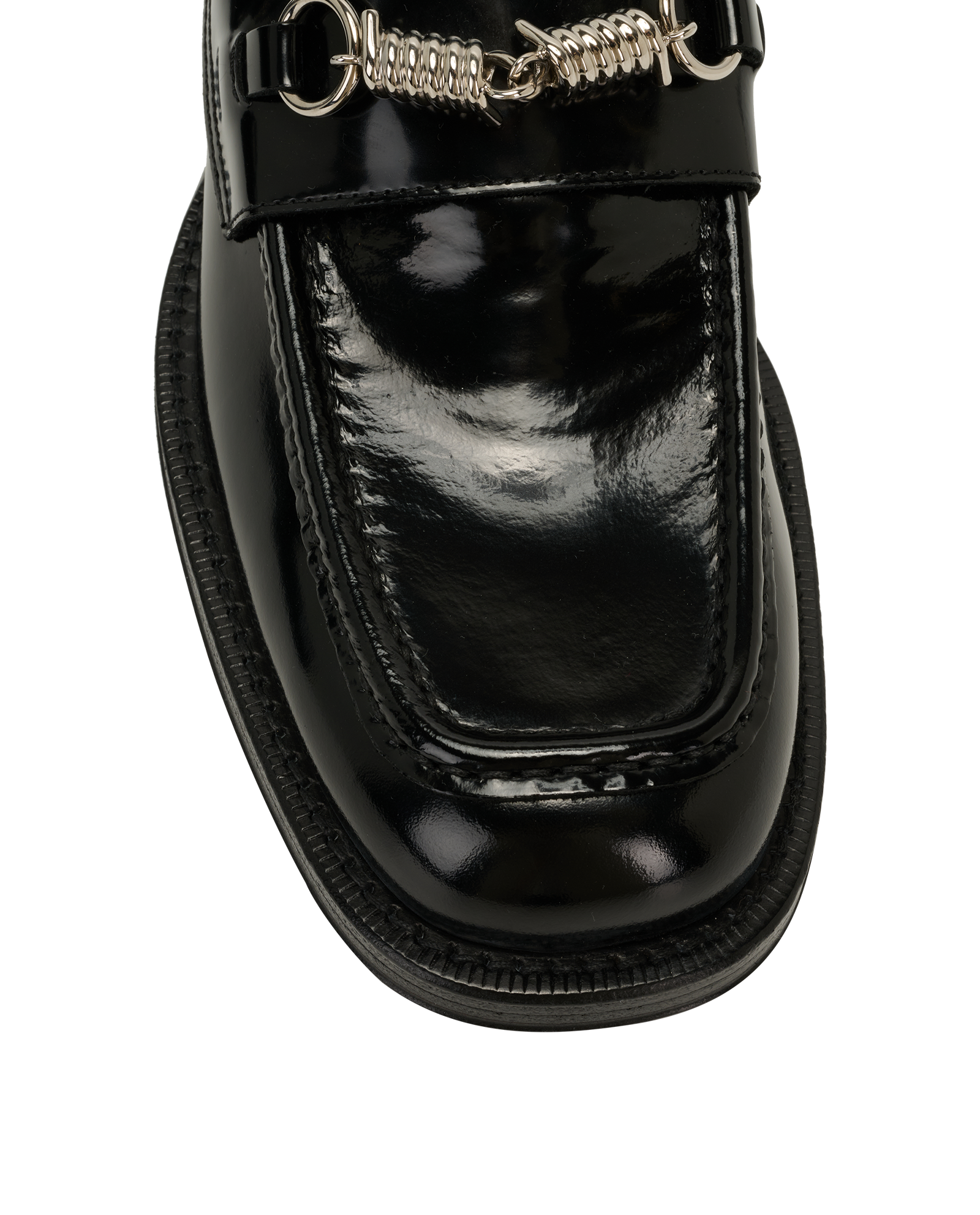 Burberry Barbed Loafers, &pound;250, Shoes, Black, Leather, Other view