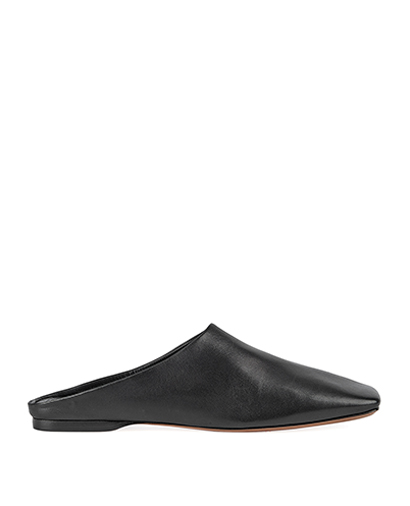 Celine Flat Square Toe Mules, front view