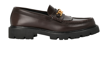 Celine Margaret Loafers, &pound;450, Shoes, Brown, Leather, Front view