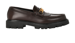 Celine Margaret Loafers, Leather, Brown, UK 7, 2*