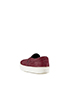 Celine Burgundy Slip-On Sneakers, back view