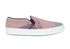 Celine Multicolored Canvas Slip-On Sneakers, front view