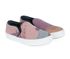 Celine Multicolored Canvas Slip-On Sneakers, side view