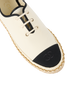 Chanel CC Espadrilles Shoes, &pound;495, Shoes, Black/Cream, Canvas, Other view