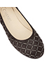 Chanel Brown Chain Ballerinas, other view