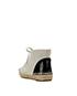 Chanel High Top Crackle Leather Espadrilles, back view