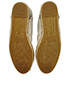 Chanel High Top Crackle Leather Espadrilles, top view