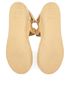 Chanel CC Quilted Platform Sandals, top view