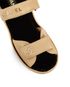 Chanel CC Quilted Platform Sandals, other view