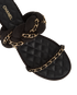 Chanel Chain Trimmed Sandals, other view