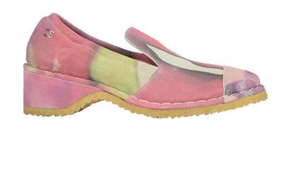 Chanel Multicolour Suede Flats, front view