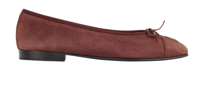 Chanel CC Ballet Flats, front view