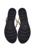 Chanel Quilted Thong CC Chain Sandals, top view