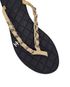 Chanel Quilted Thong CC Chain Sandals, other view