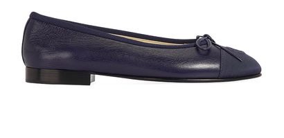 Chanel CC Ballerina Flats, front view