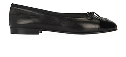 Chanel CC Ballerina Flats, front view