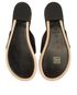 Chanel Camellia Thong Sandals, top view
