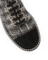 Chanel Tweed Grosgrain Pearl Derby Shoes, other view
