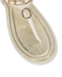 Chanel 2019 Egyptian Beetle Thong Sandals, other view