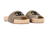 Chanel Tweed CC Slides, &pound;550, Shoes, Beige, Leather/Tweed, Side view
