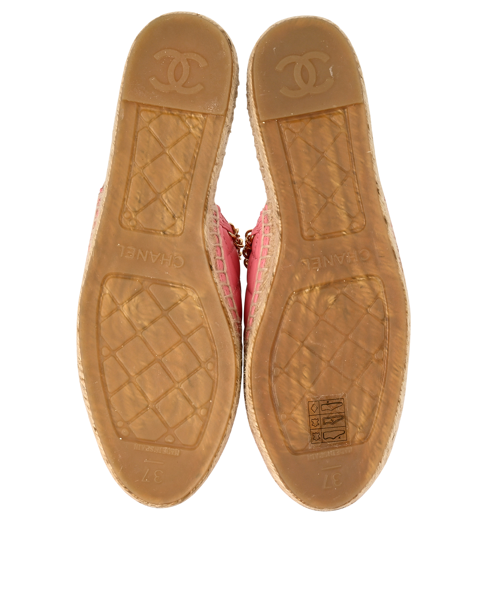 Chanel Espadrilles Mule, &pound;520, Shoes, Pink, Leather, Top view