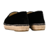 Chanel Espadrilles, &pound;420, Shoes, Black, Velvet, Back view