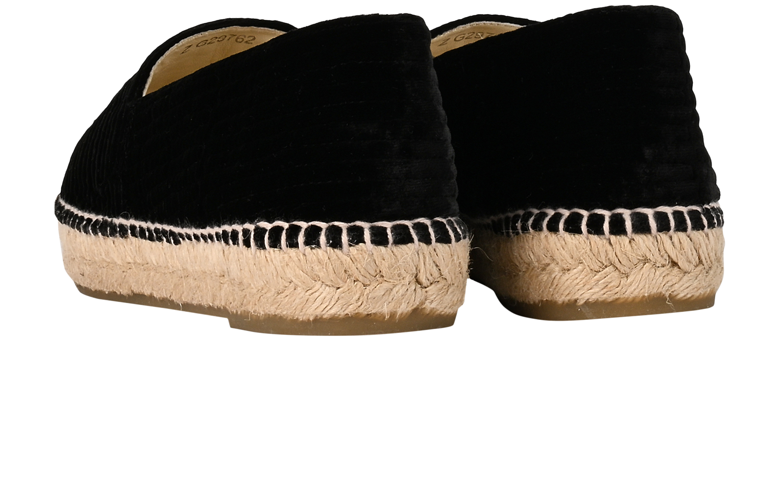 Chanel Espadrilles, &pound;420, Shoes, Black, Velvet, Back view