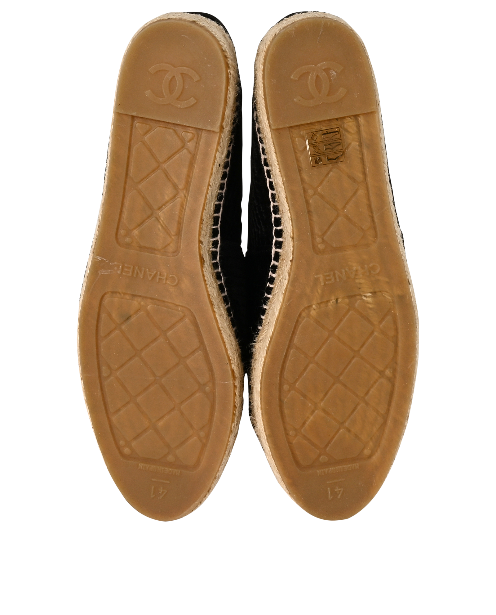 Chanel Espadrilles, &pound;420, Shoes, Black, Velvet, Top view