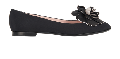 Chanel Camellia Ballerina Flats, front view