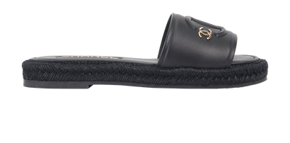 Chanel 23C CC Sandals, front view