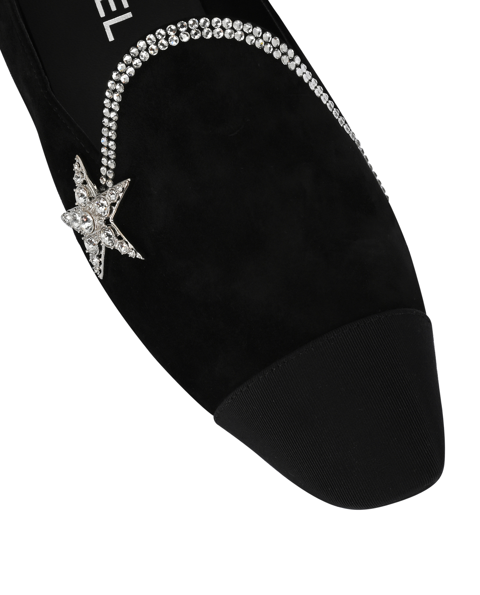 Chanel Star Embellished Loafers, &pound;595, Shoes, Black, Suede, Other view