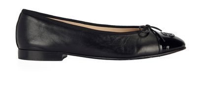 Chanel CC Ballerina Flats, front view
