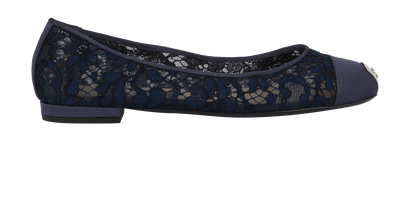 Chanel Lace Ballet Flat, front view