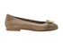 Chanel Bow Glitter Ballet Flats, &pound;450, Shoes, Bronze, Suede, Front view