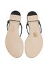 Chanel CC Thong Diamante Sandals, top view