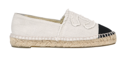 Chanel Espadrilles, Canvas, White/Black, UK 3, DB, 3*