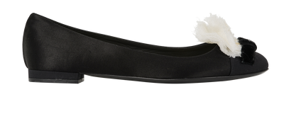 Chanel Camellia Ballet Flats, front view