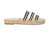 Chanel Chain Espadrille Slides, front view