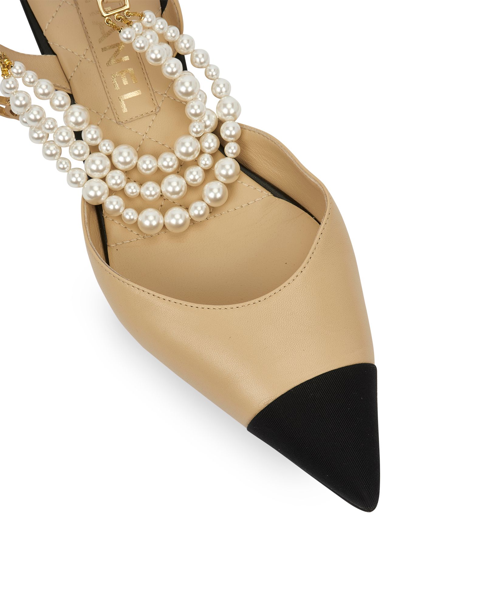 Chanel CC Pearl Ankle Strap Flats, Flats - Designer Exchange | Buy Sell  Exchange