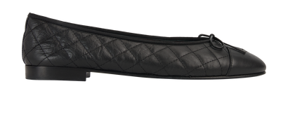 Chanel Quilted Ballet Flats, front view